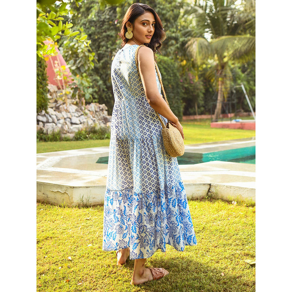 Gulaal Printed Maya Tier Maxi Dress