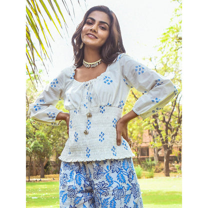 Gulaal Printed Talia Top