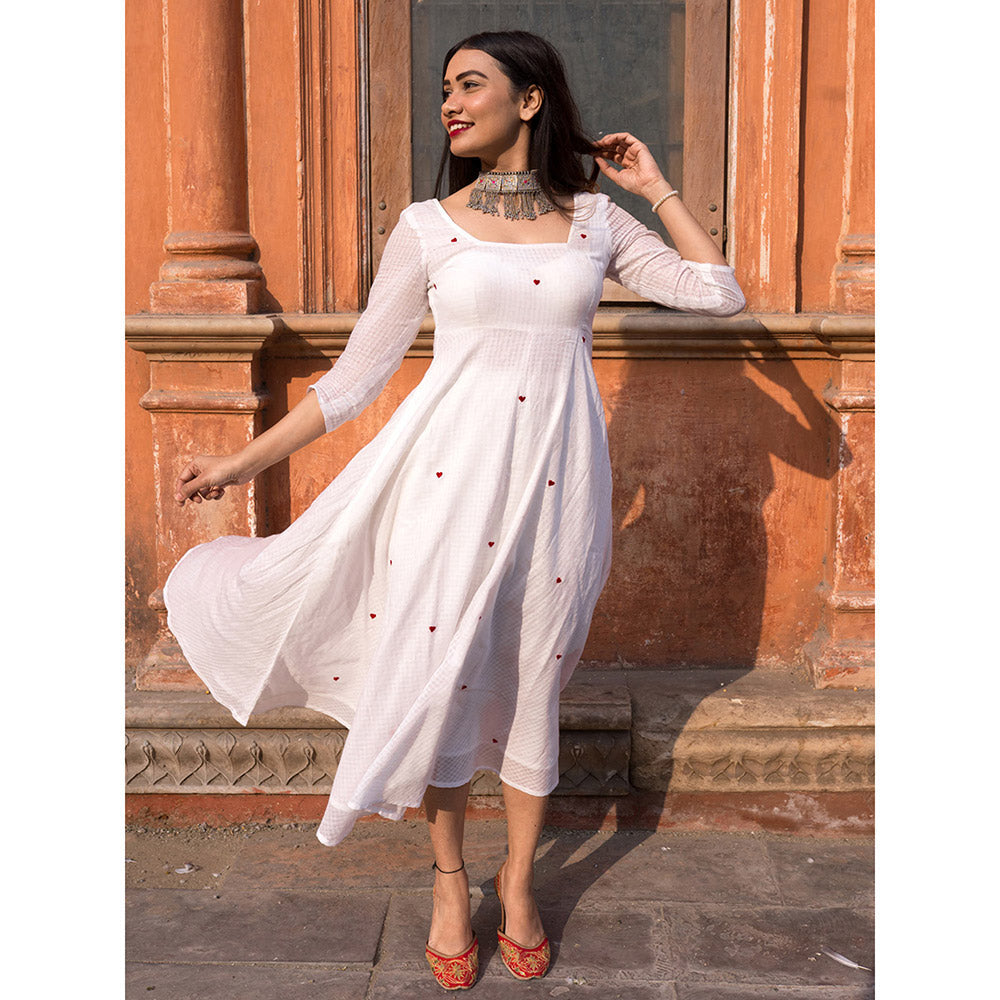 Gulaal Nayeli Heart Embroidery Dress