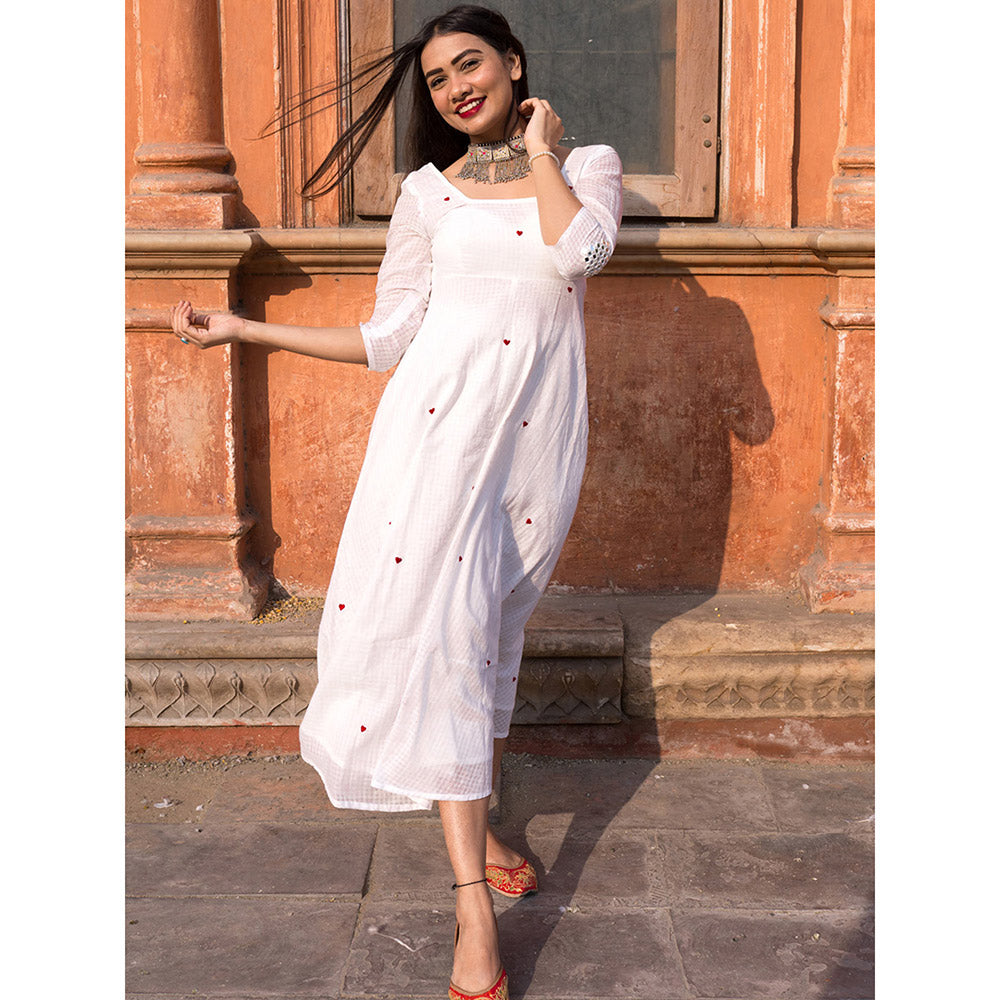 Gulaal Nayeli Heart Embroidery Dress