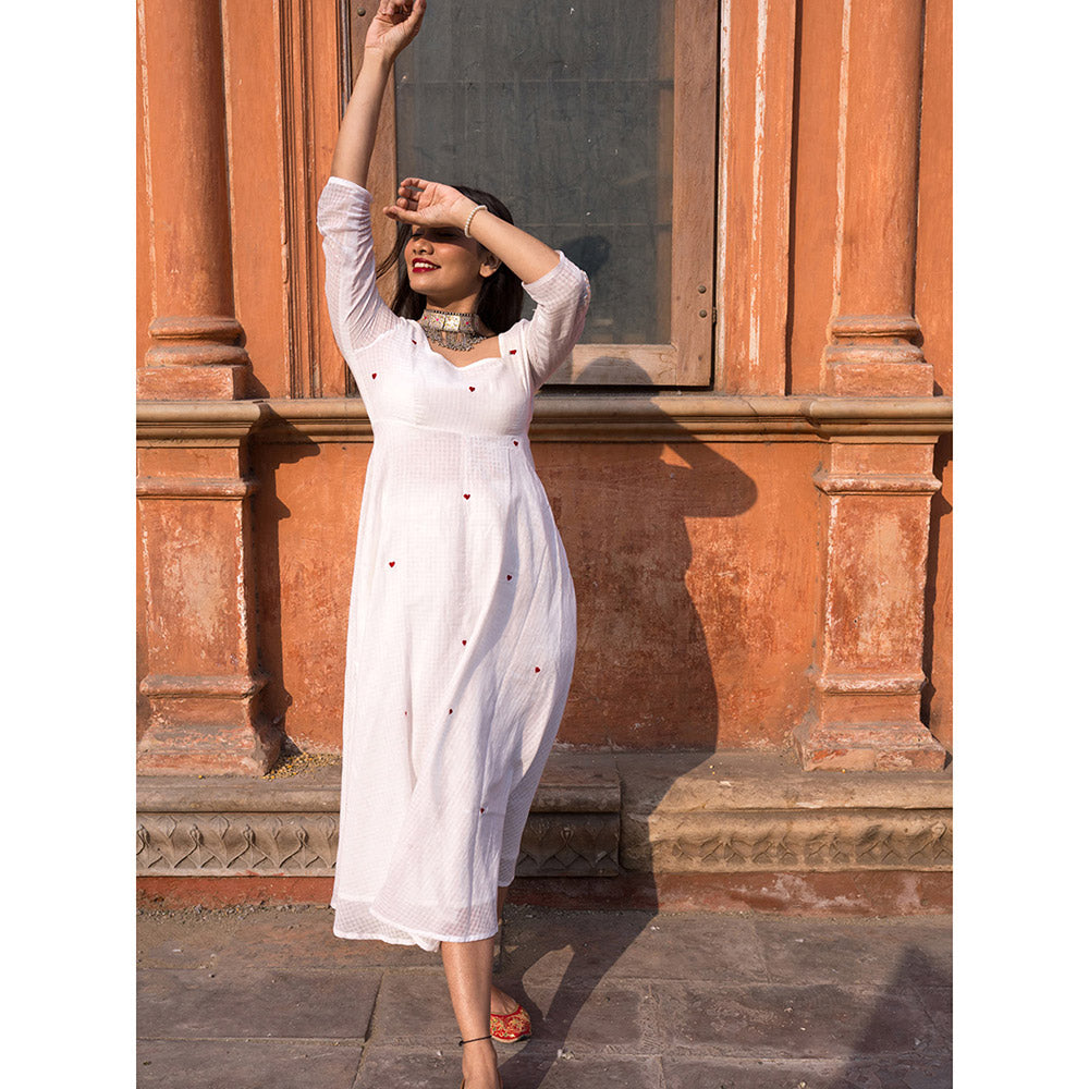 Gulaal Nayeli Heart Embroidery Dress