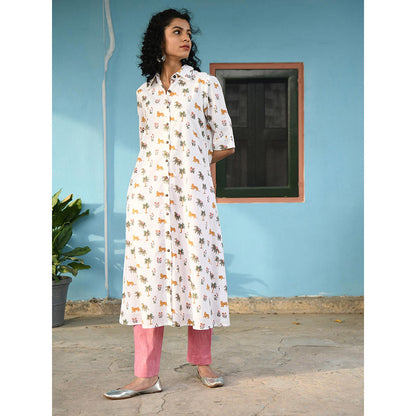 Gulaal Taureek Kurta (Set of 2)