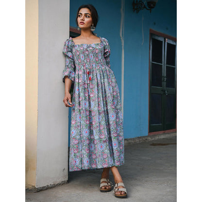 Gulaal Arudra Smocking Dress