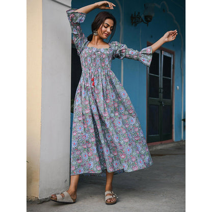 Gulaal Arudra Smocking Dress