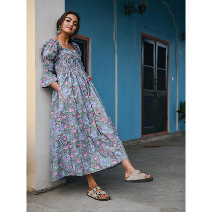 Gulaal Arudra Smocking Dress