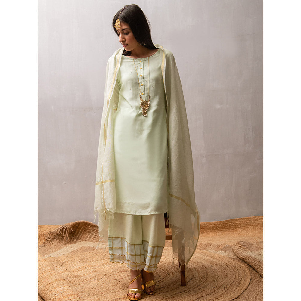 Gulaal Parija Sequin Kurta-Palazzo (Set of 3)