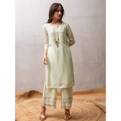 Gulaal Parija Sequin Kurta-Palazzo (Set of 3)