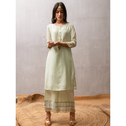 Gulaal Parija Sequin Kurta-Palazzo (Set of 3)