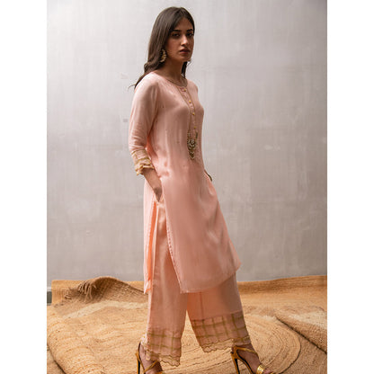 Gulaal Tania Sequin Kurta-Palazzo (Set of 3)