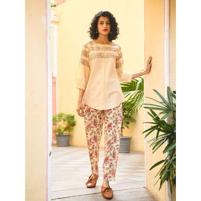 Gulaal Casual Carnation Co-Ord Set (Set of 2)