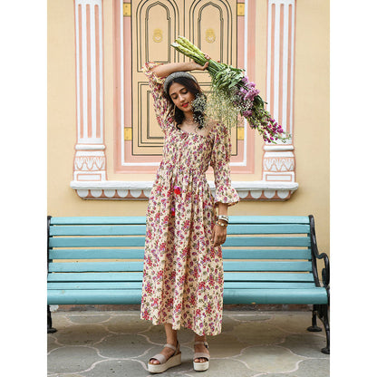 Gulaal Cottage Cosmos Smocking Dress