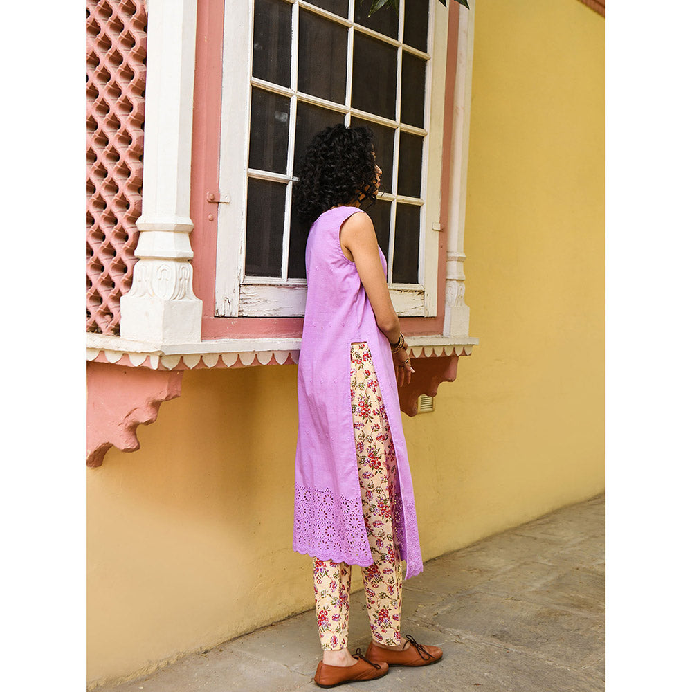 Gulaal Sweet Pea Kurta Pants Set (Set of 2)