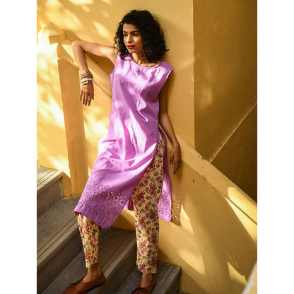 Gulaal Sweet Pea Kurta Pants Set (Set of 2)