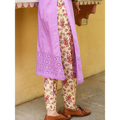 Gulaal Sweet Pea Kurta Pants Set (Set of 2)