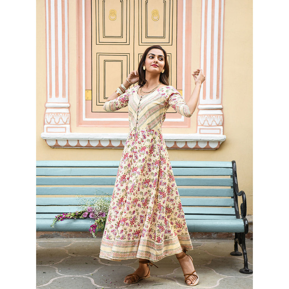 Gulaal Rosemary Fit & Flare Dress