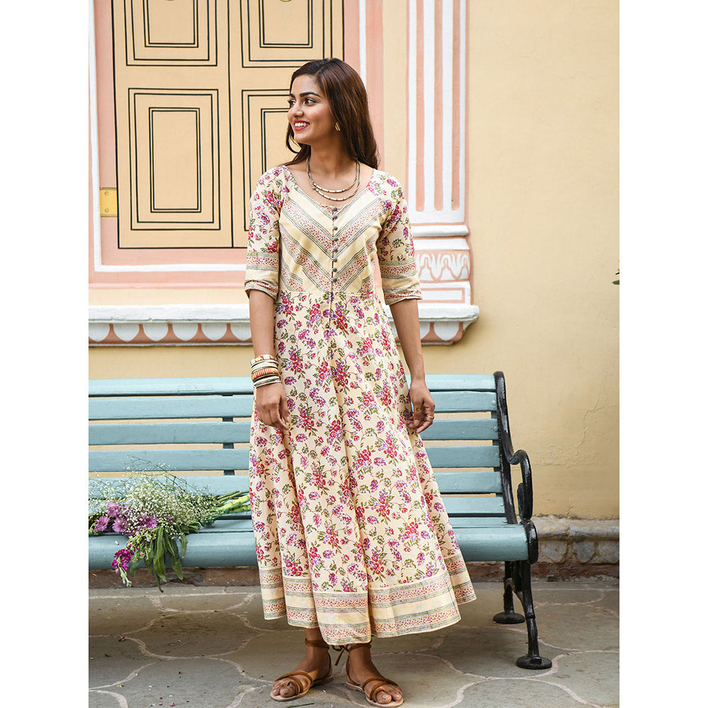 Gulaal Rosemary Fit & Flare Dress