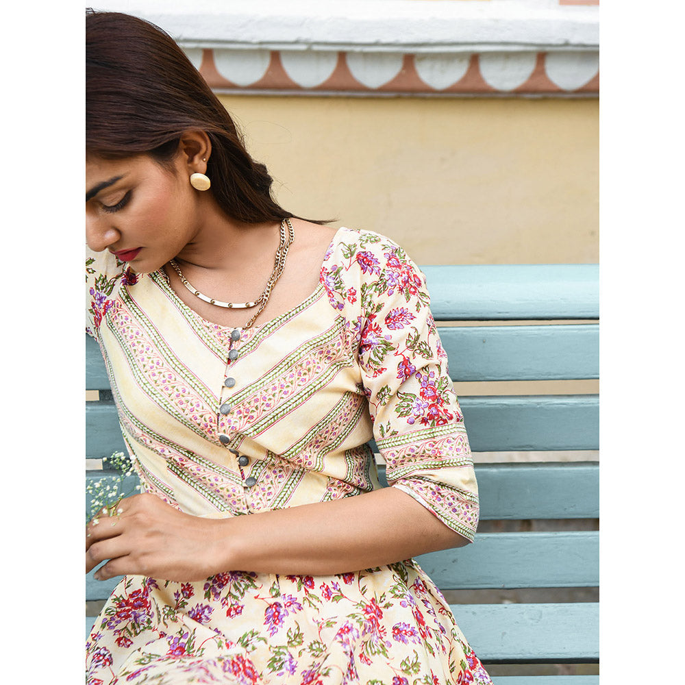 Gulaal Rosemary Fit & Flare Dress