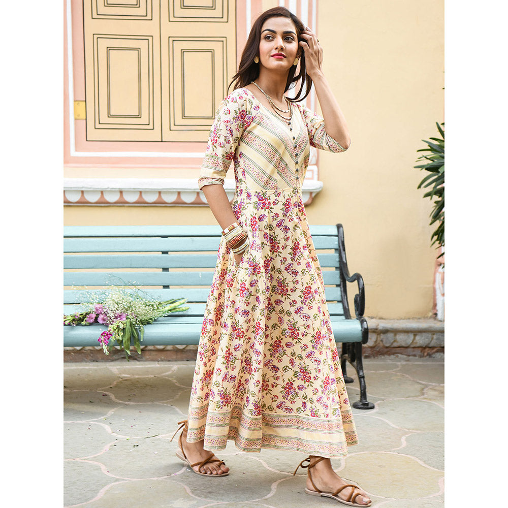 Gulaal Rosemary Fit & Flare Dress