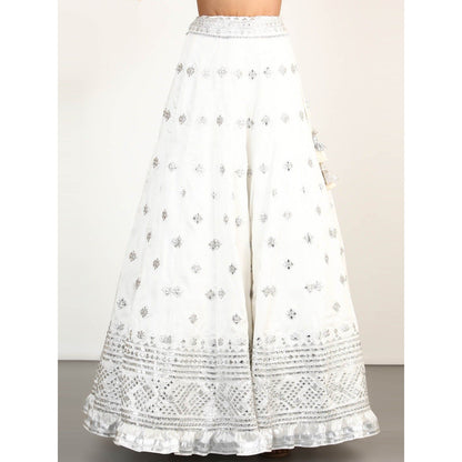 Gopi Vaid Embellished Chand Lehenga And Blouse With Dupatta (Set of 3)