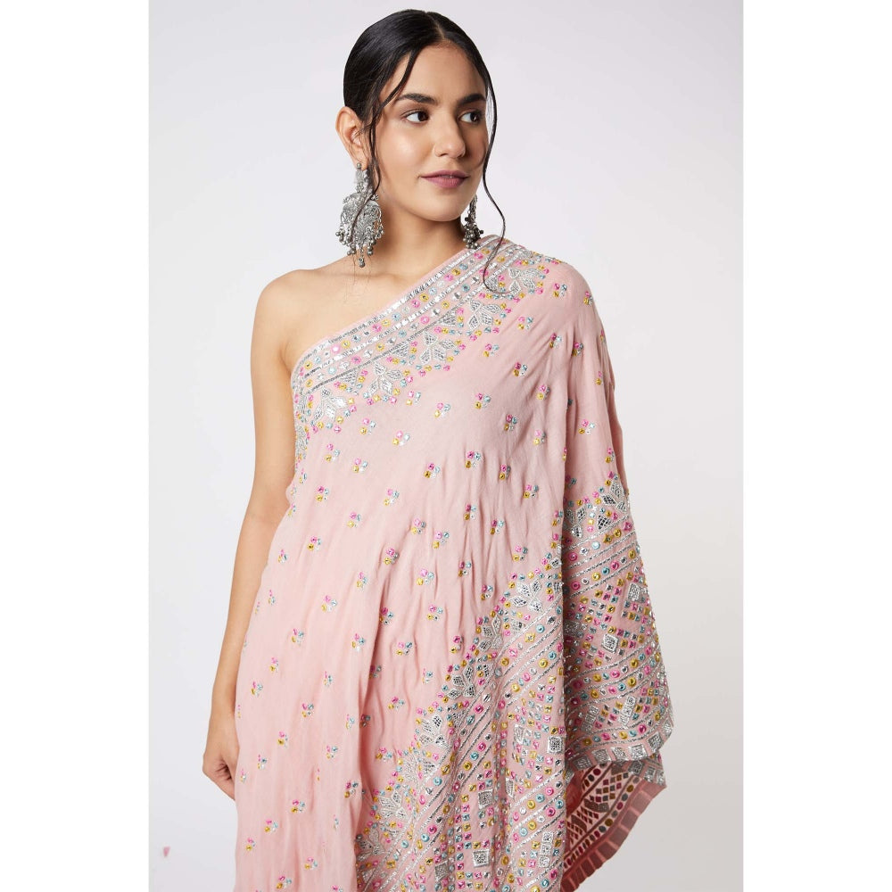 Gopi Vaid Noor Asymmetrical Sharara (Set of 2)