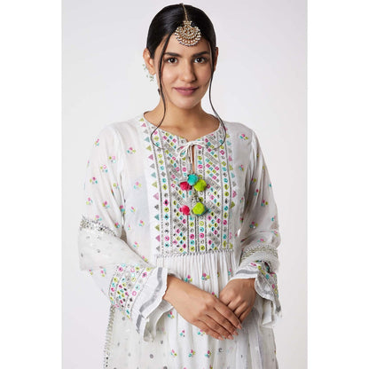 Gopi Vaid Noor Gather Tunic (Set of 3)