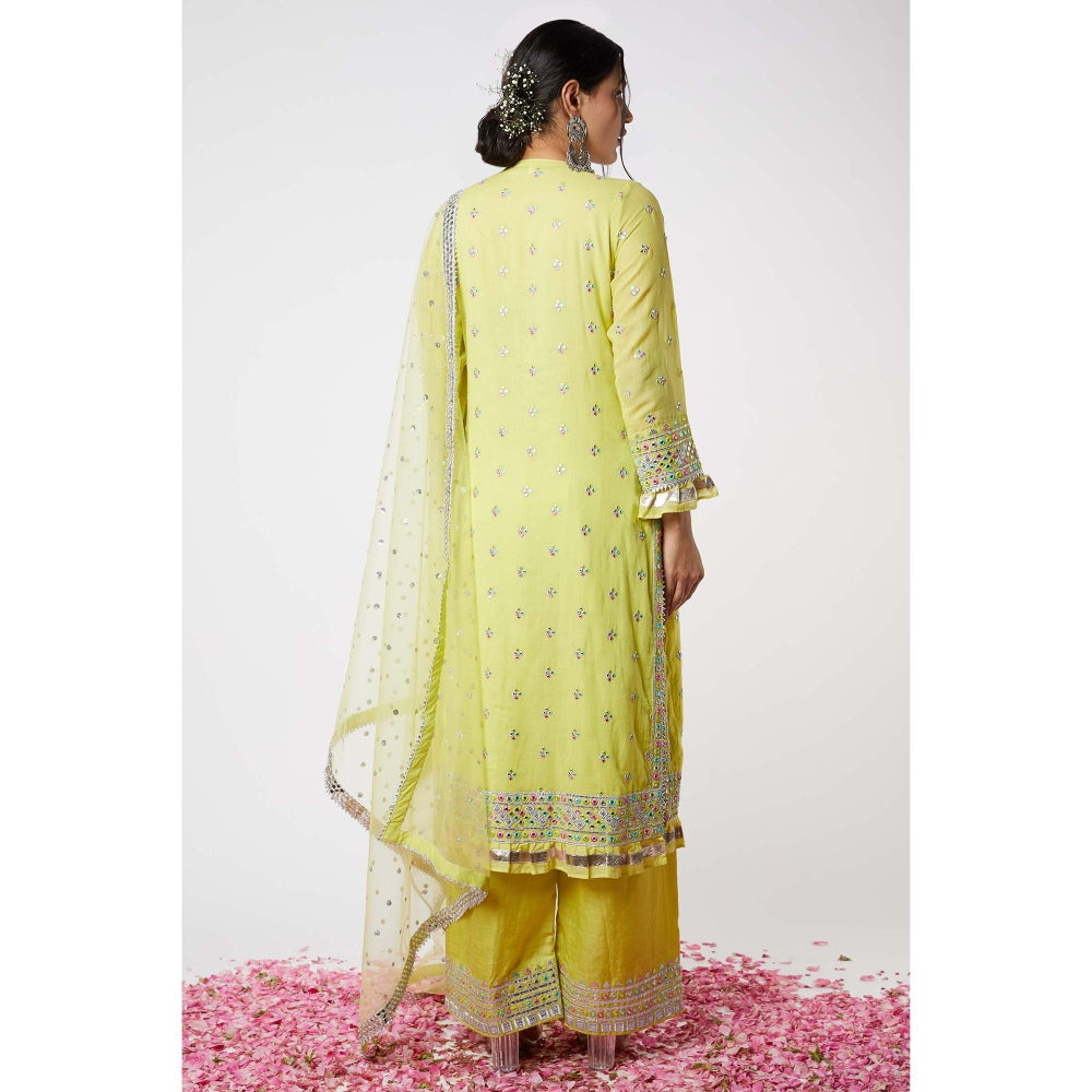 Gopi Vaid Noor Gather Tunic (Set of 3)