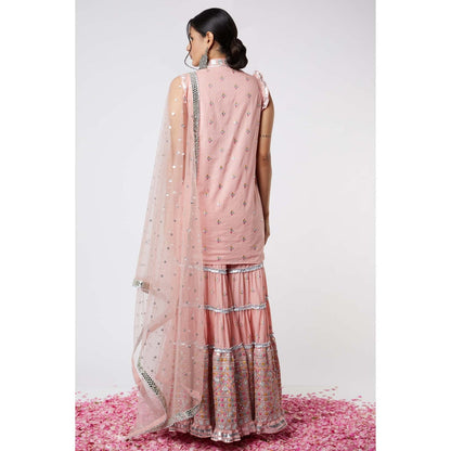 Gopi Vaid Noor Sleeveless Sharara (Set of 3)