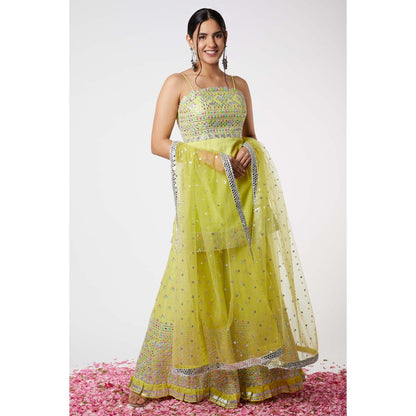 Gopi Vaid Noor Yoke Sharara (Set of 3)