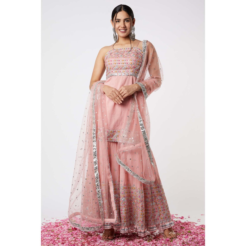 Gopi Vaid Noor Yoke Sharara (Set of 3)