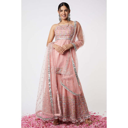 Gopi Vaid Noor Yoke Sharara (Set of 3)