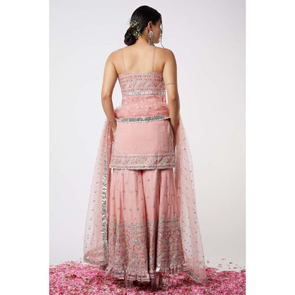 Gopi Vaid Noor Yoke Sharara (Set of 3)