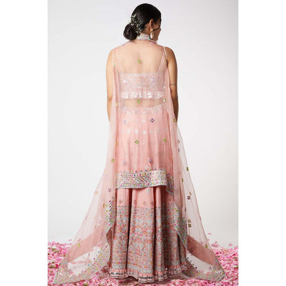 Gopi Vaid Noor Lehenga Cape (Set of 3)