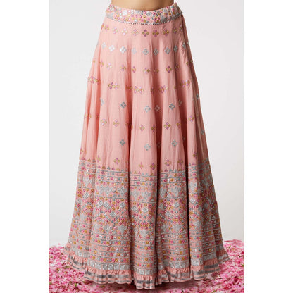 Gopi Vaid Noor Lehenga Cape (Set of 3)