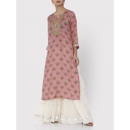 Gopi Vaid Pink Nidhi Tunic
