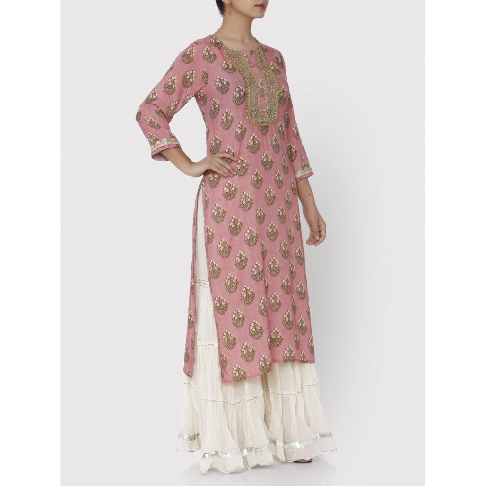 Gopi Vaid Pink Nidhi Tunic