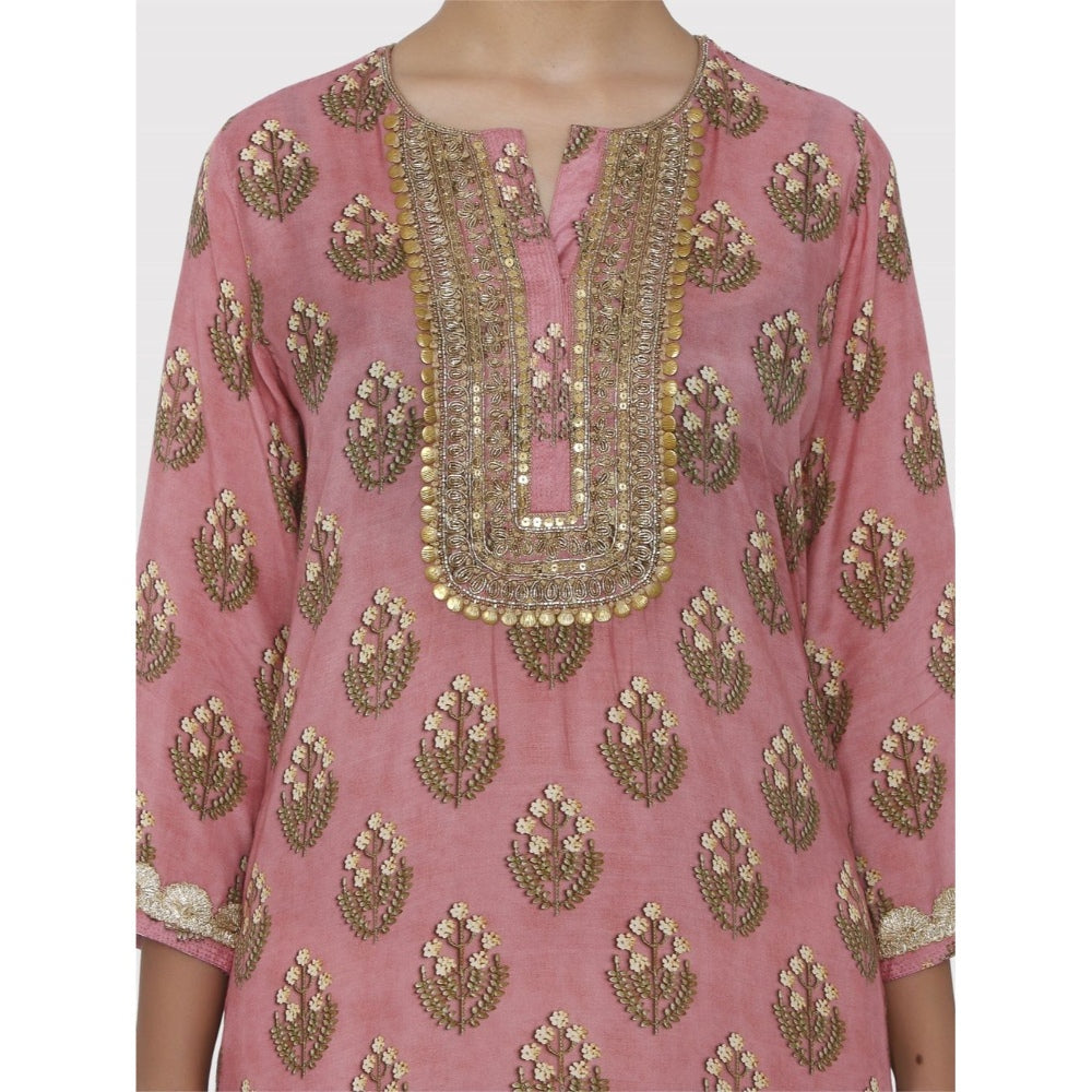 Gopi Vaid Pink Nidhi Tunic