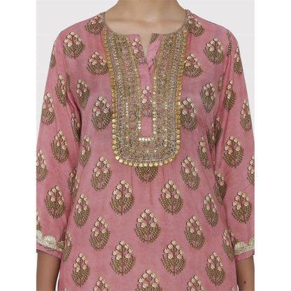 Gopi Vaid Pink Nidhi Tunic