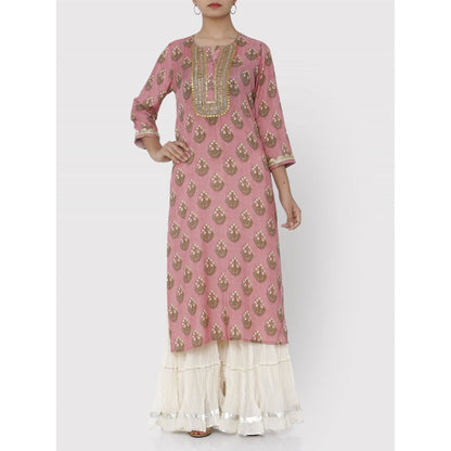 Gopi Vaid Pink Nidhi Tunic