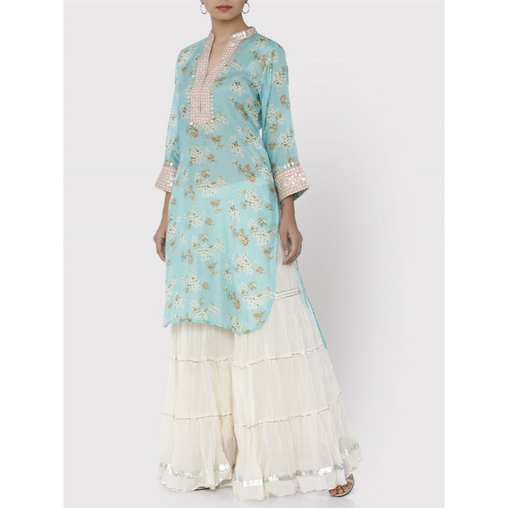 Gopi Vaid Green Pali Kurta