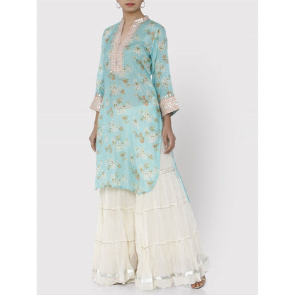 Gopi Vaid Green Pali Kurta