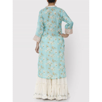 Gopi Vaid Green Pali Kurta