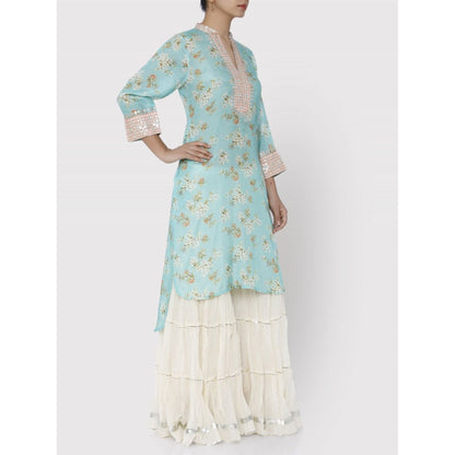 Gopi Vaid Green Pali Kurta