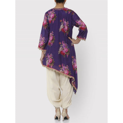Gopi Vaid Purple Ahilya Asymmetric Tunic
