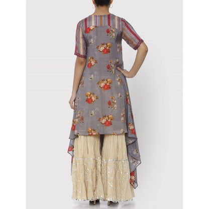 Gopi Vaid Grey Jaipur Azam Kurta