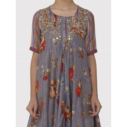 Gopi Vaid Grey Jaipur Azam Kurta