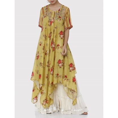 Gopi Vaid Yellow Jaipur Azam Kurta