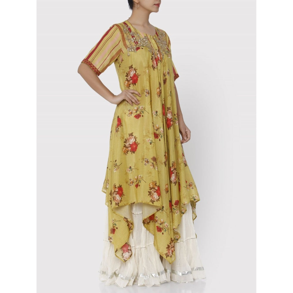 Gopi Vaid Yellow Jaipur Azam Kurta