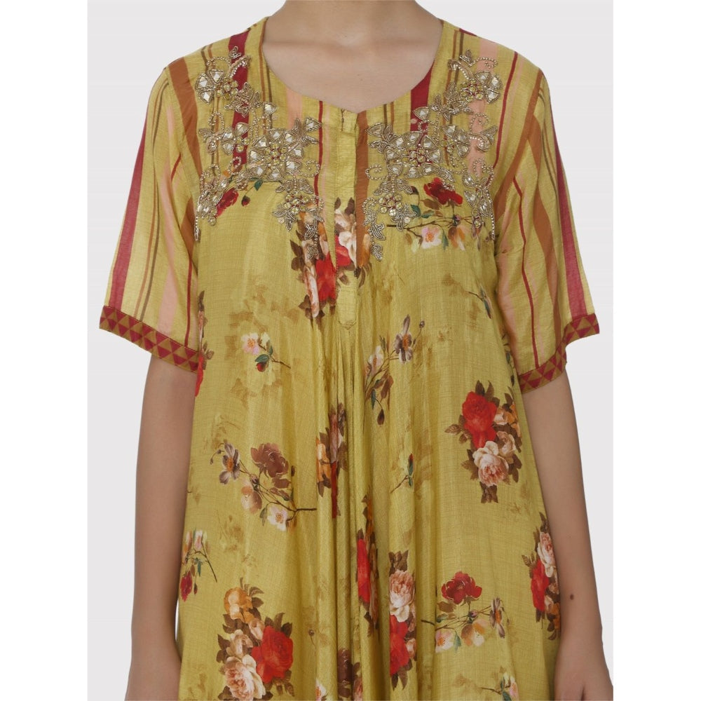 Gopi Vaid Yellow Jaipur Azam Kurta