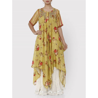 Gopi Vaid Yellow Jaipur Azam Kurta