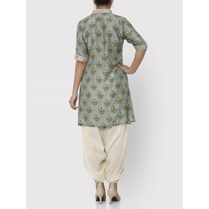Gopi Vaid Green Pushkar Tunic